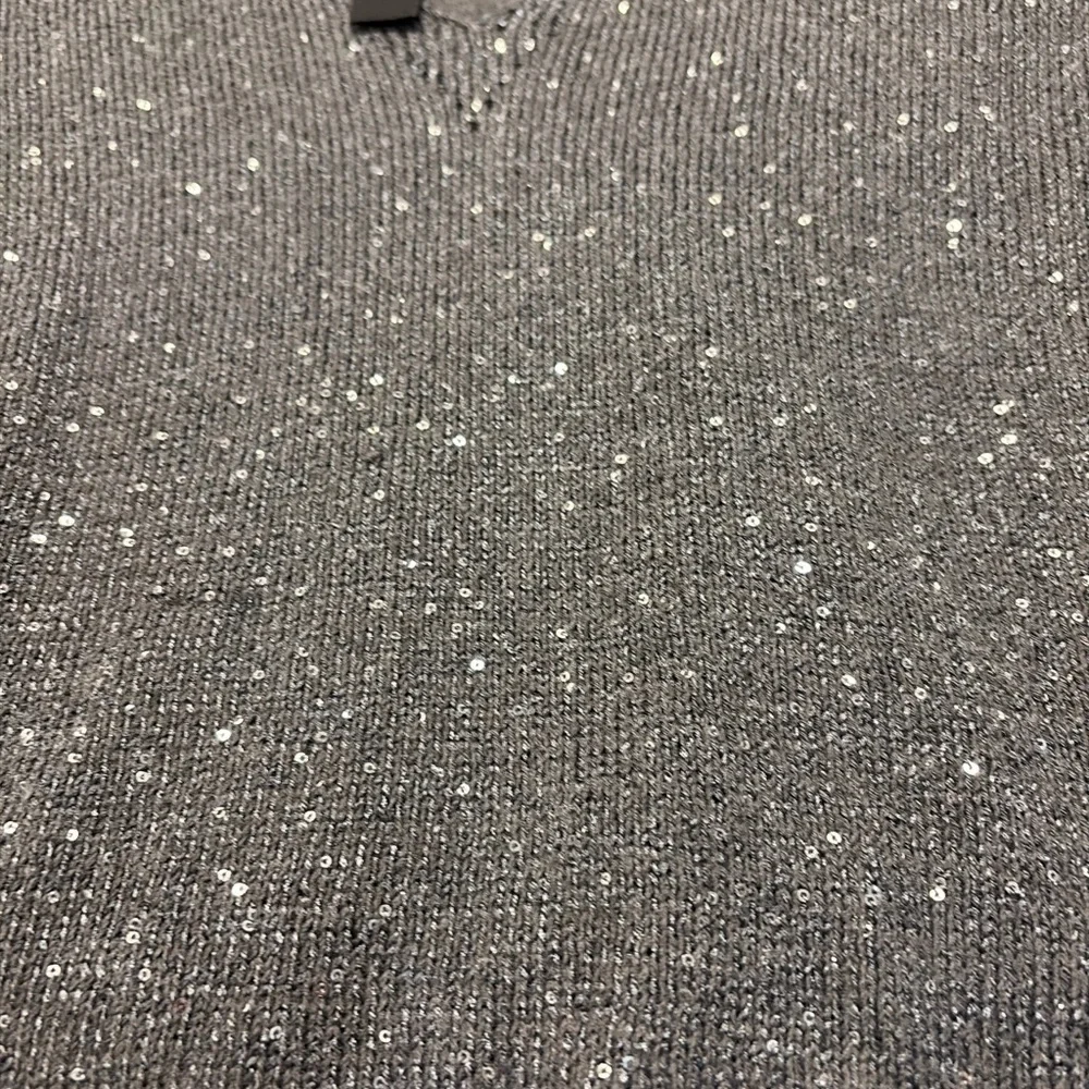 Michael Kors Gray V-Neck Sweater with Bow 1706